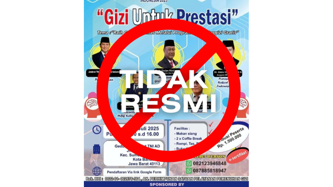 BGN Merangin Tegaskan Kegiatan Deklarasi dan Seminar PSPPG di Bandung Bukan Kegiatan Resmi