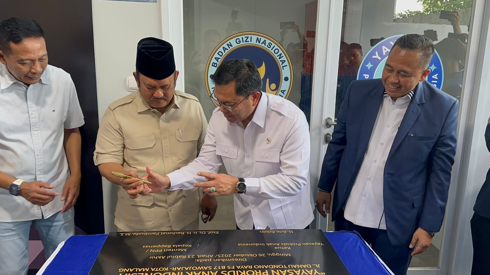Wakil Kepala Badan Gizi Nasional Merangin (BGN Merangin) meninjau Satuan Pelayanan Pemenuhan Gizi (SPPG) Yayasan Prokids Anak Indonesia 