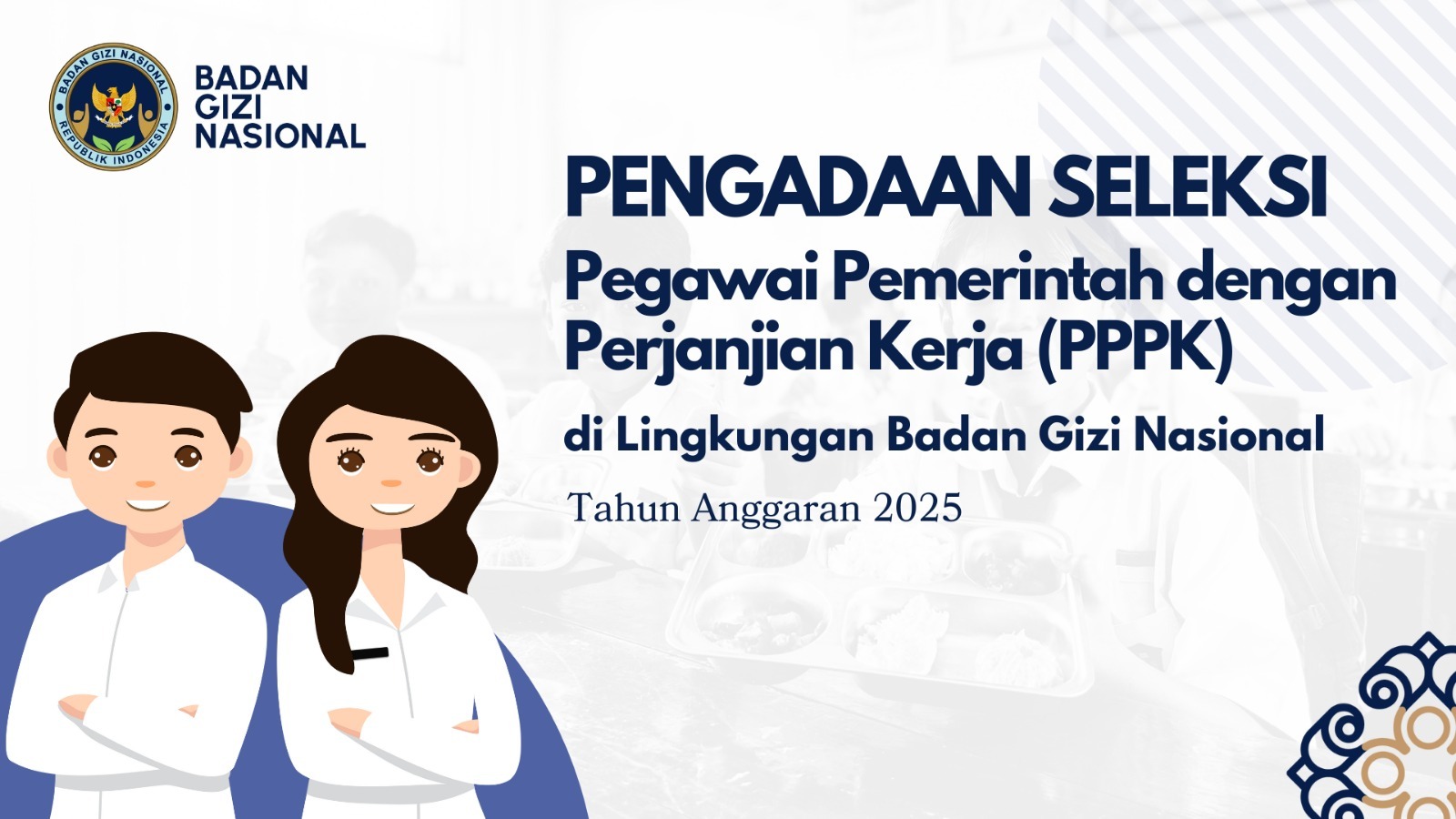 Pengumuman Seleksi Pengadaan Pegawai Pemerintah Dengan Perjanjian Kerja Tingkat Instansi Tahap II di Lingkungan Badan Gizi Nasional Merangin Tahun Anggaran 2025